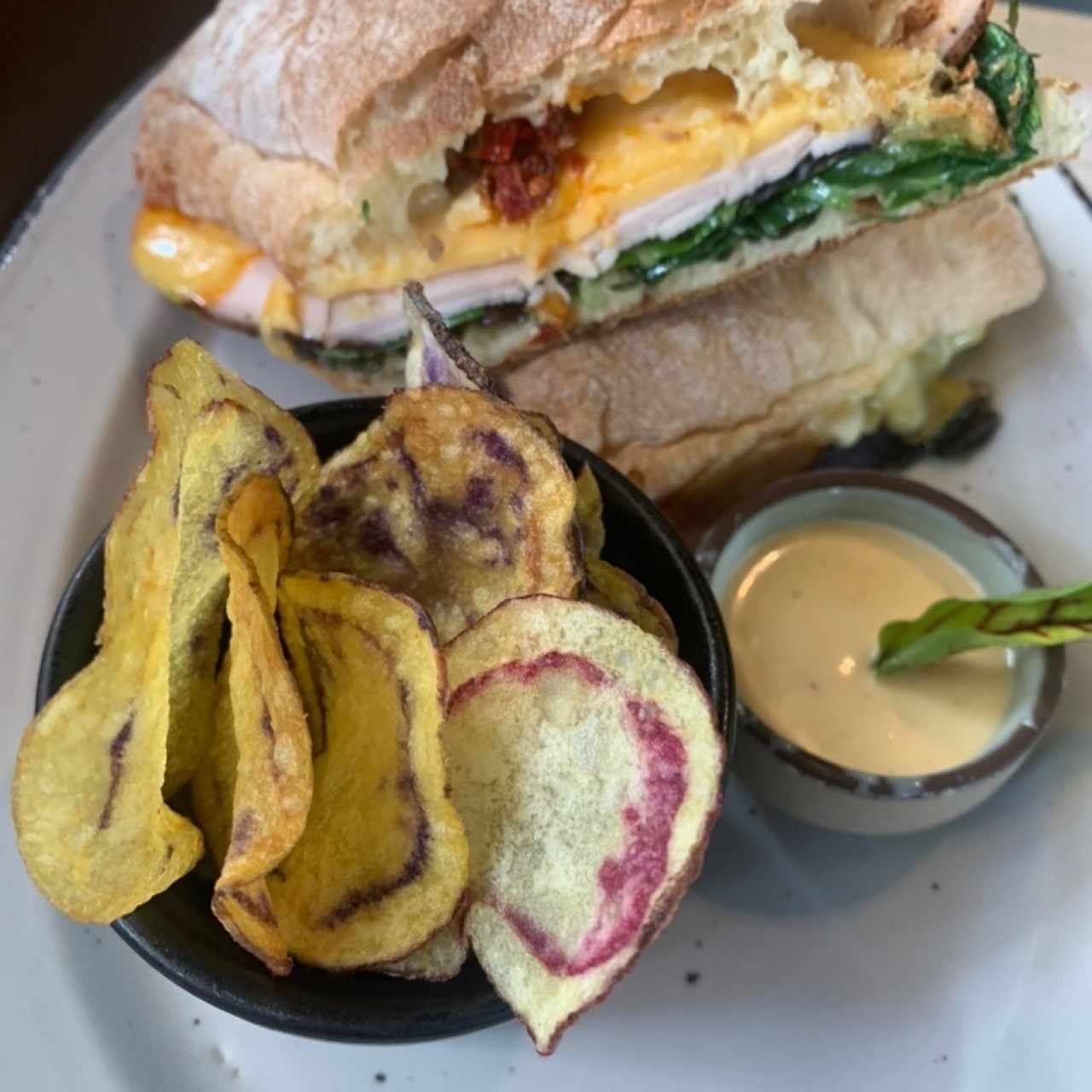 Sándwich pastrami de pavo