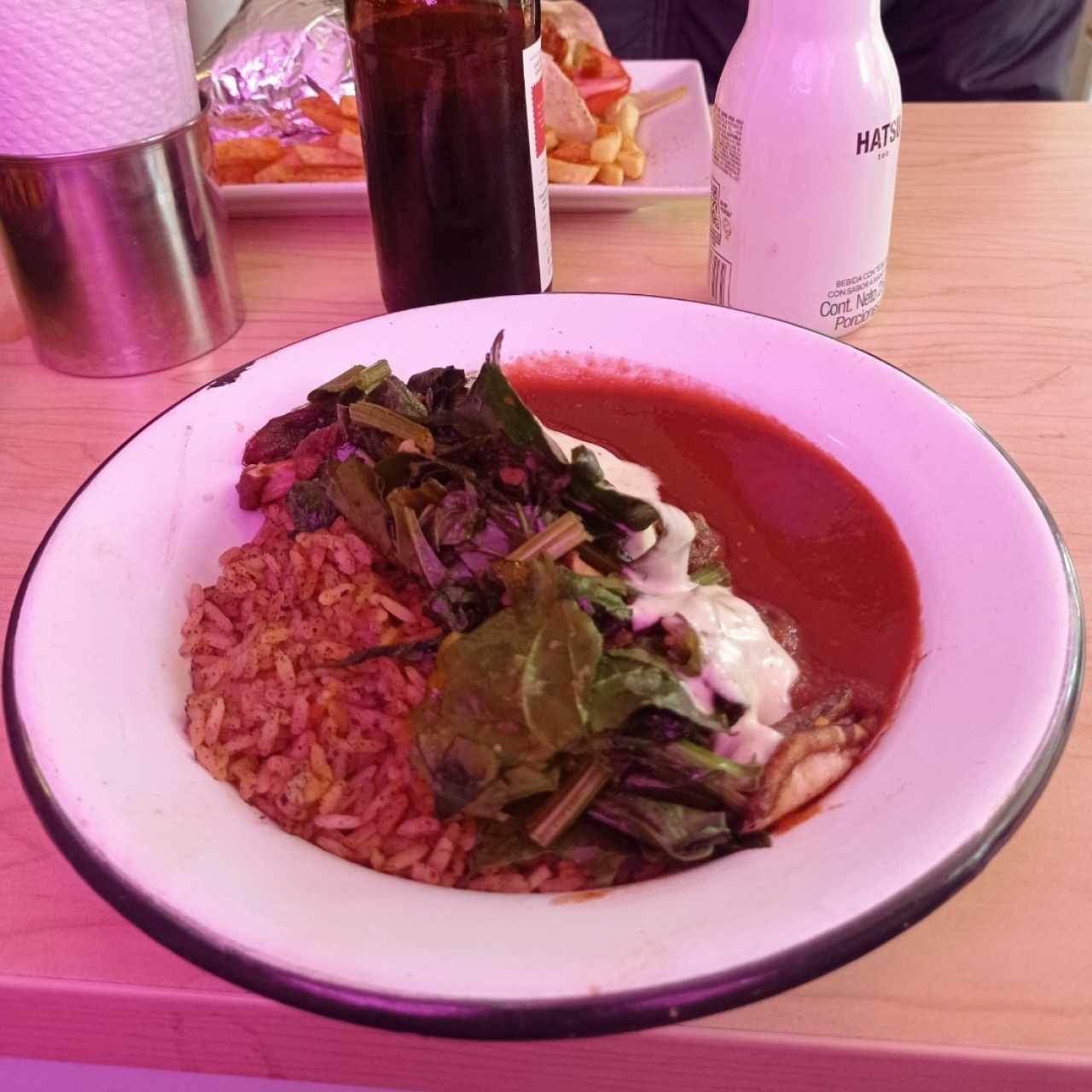 Arroz tatemado