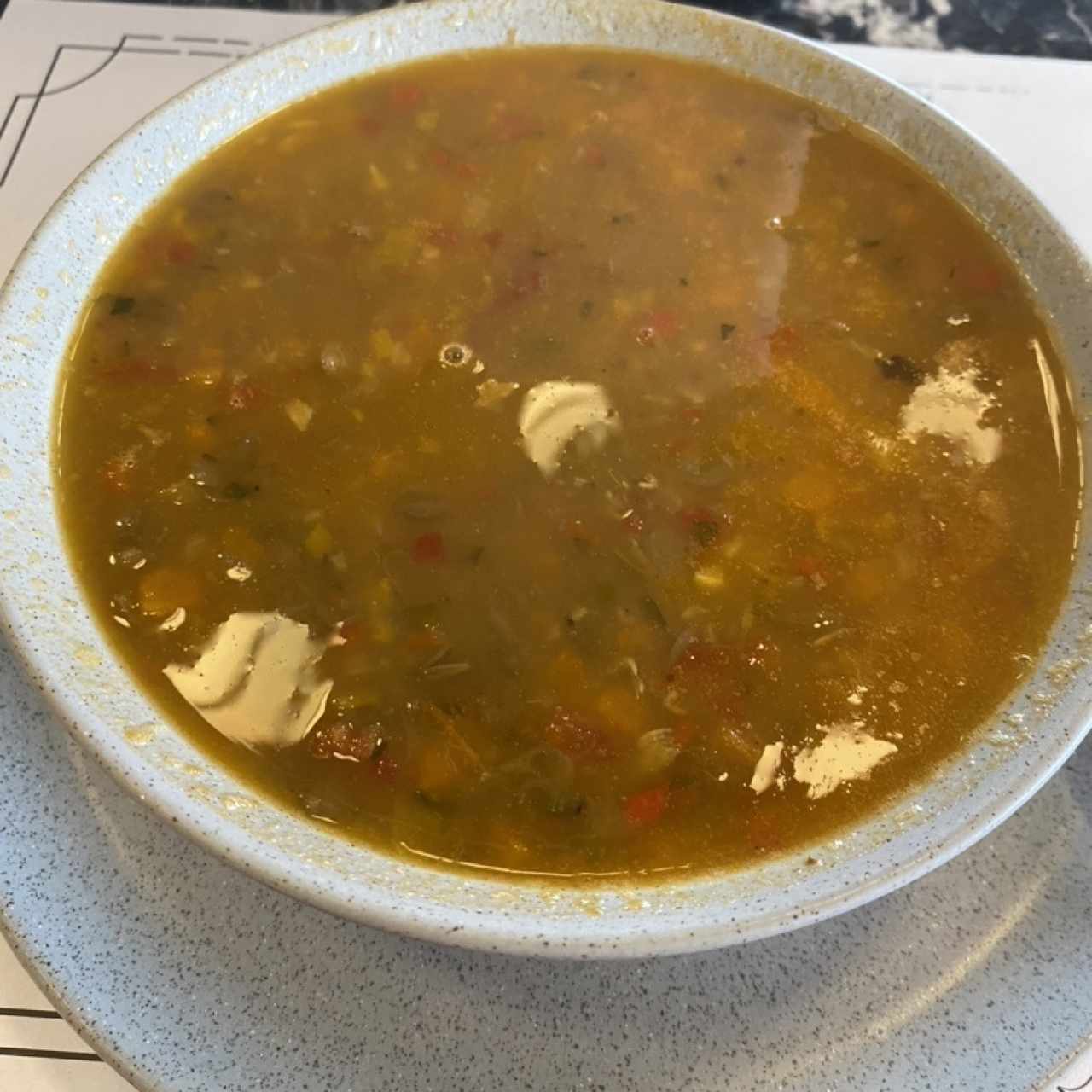 Sopa lentejas