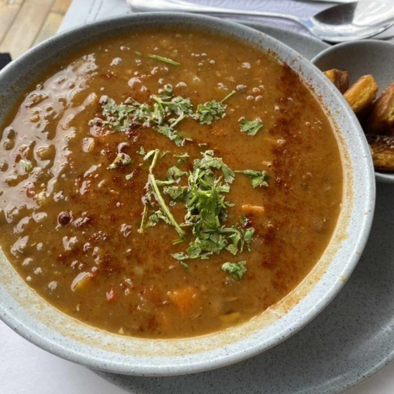 Sopa de lentejas