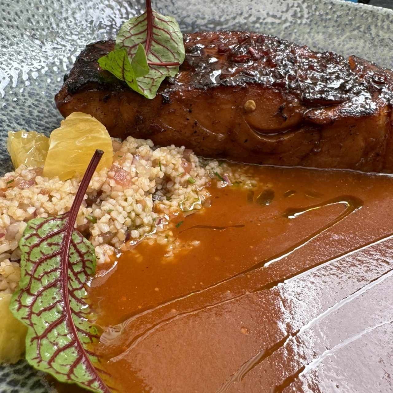 CAJUN HONEY GLAZZED SALMON