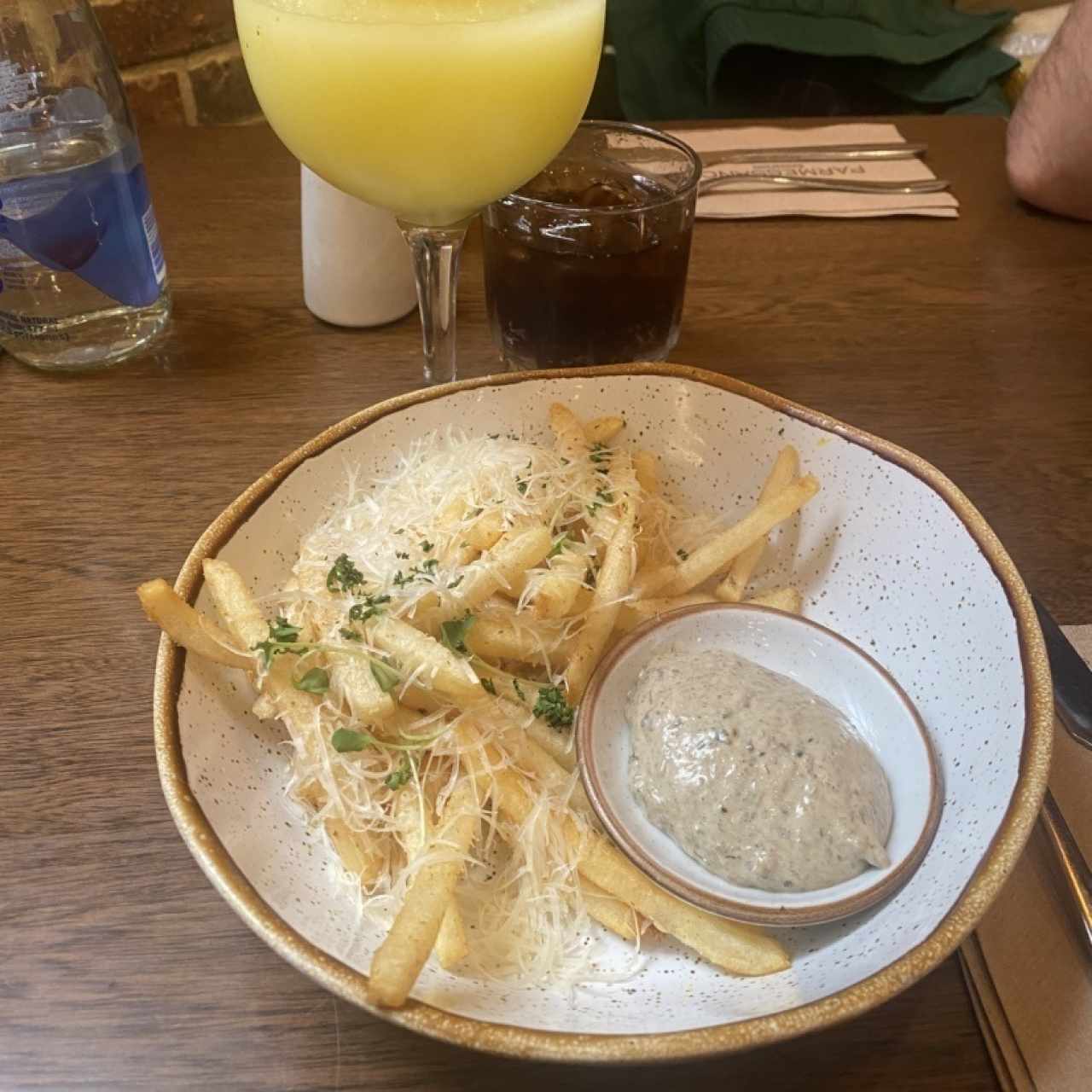 Papas trufadas