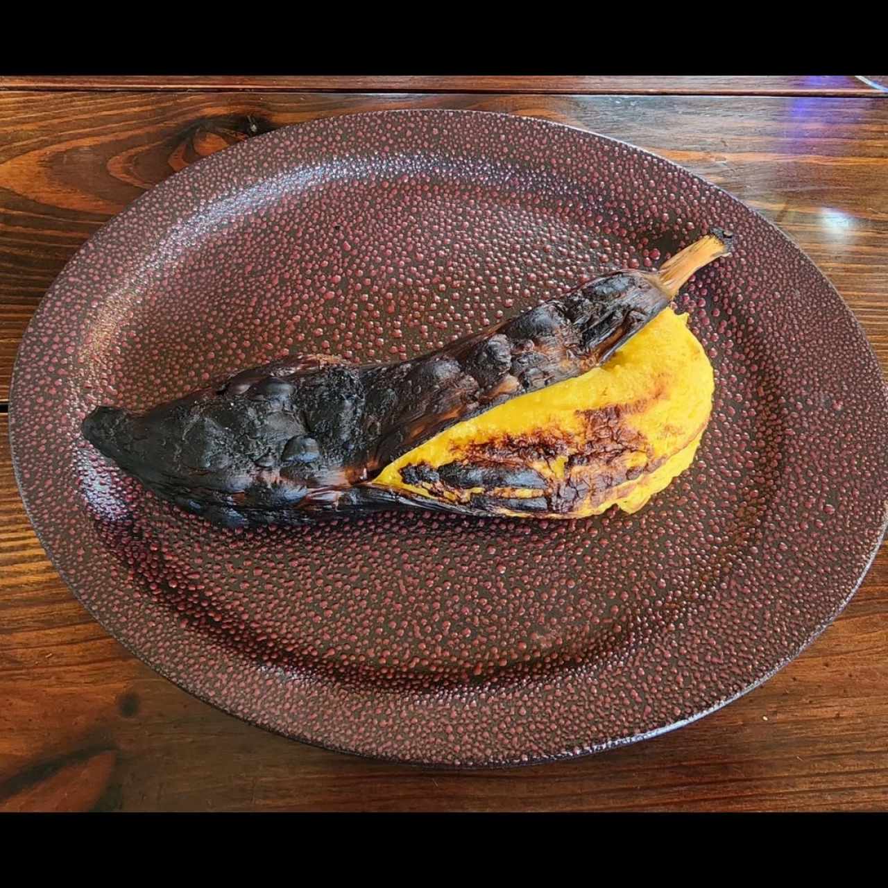 plátano Horneado al Rescoldo