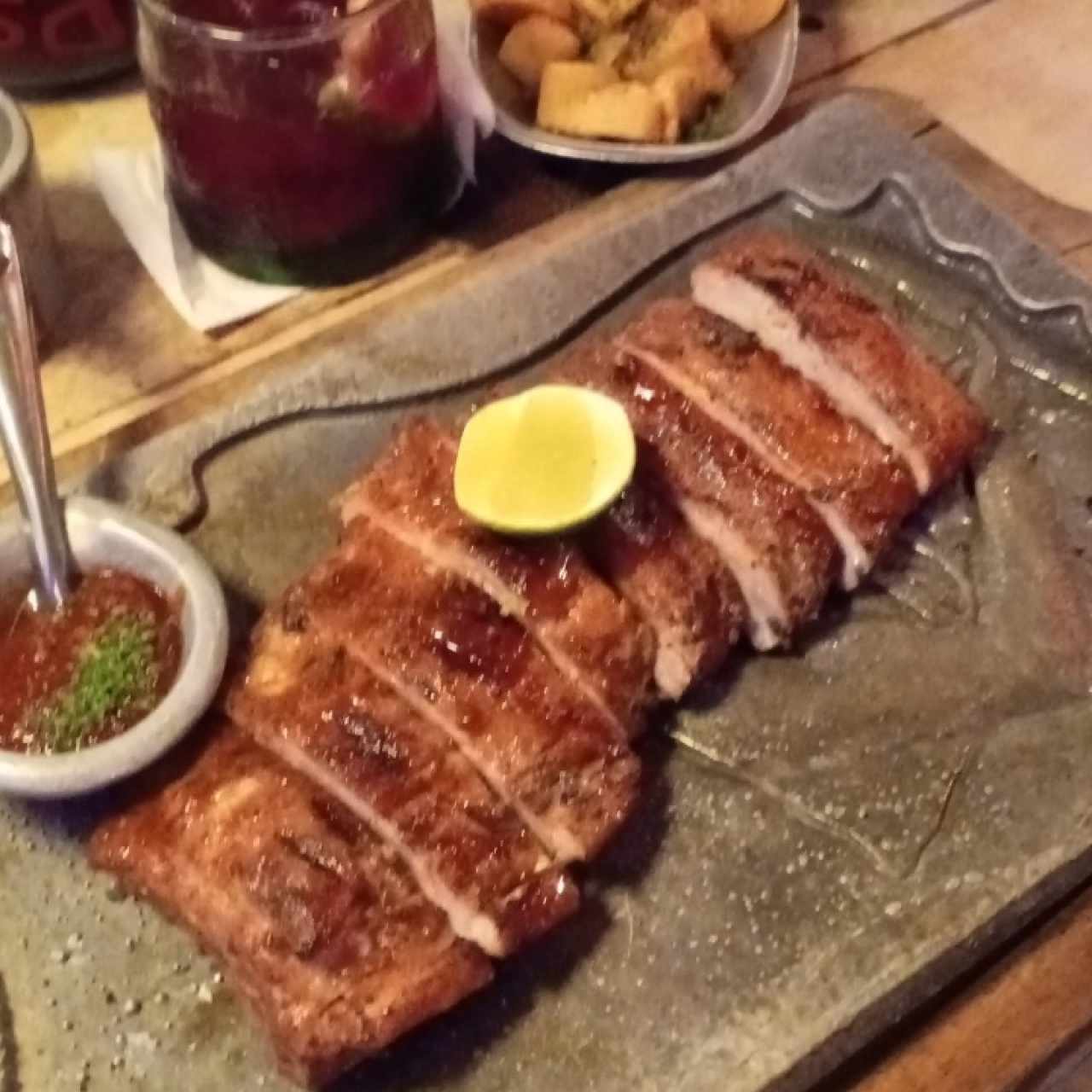 Chuleta de cerdo para chuparse los dedos