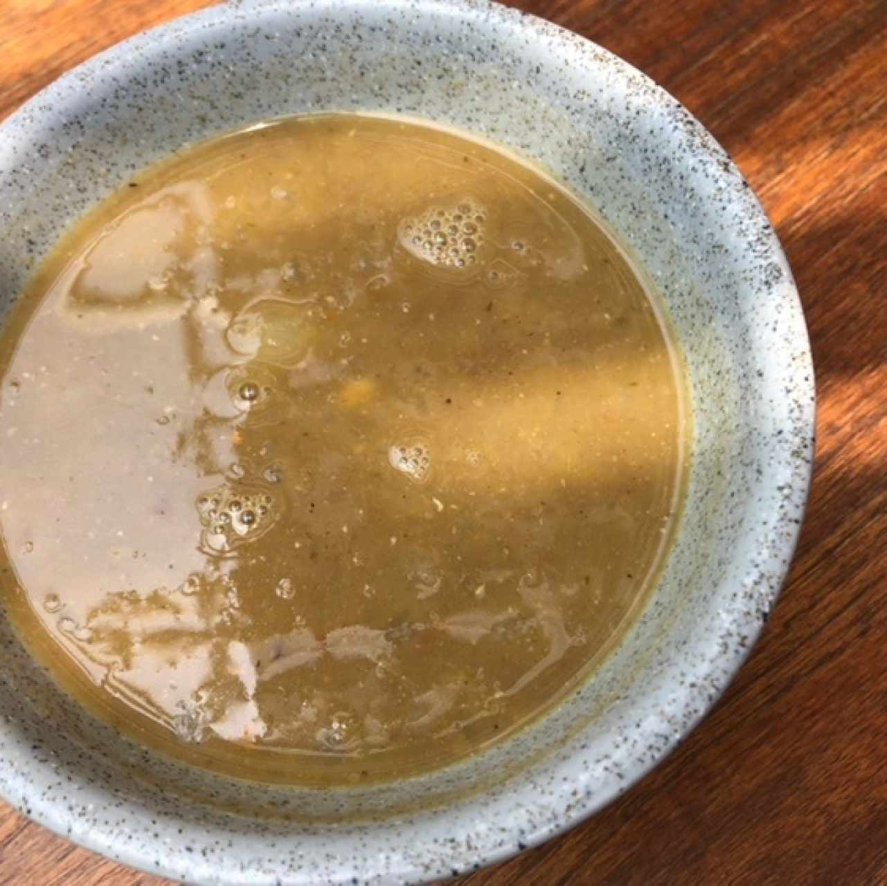 Sopa de lentejas 