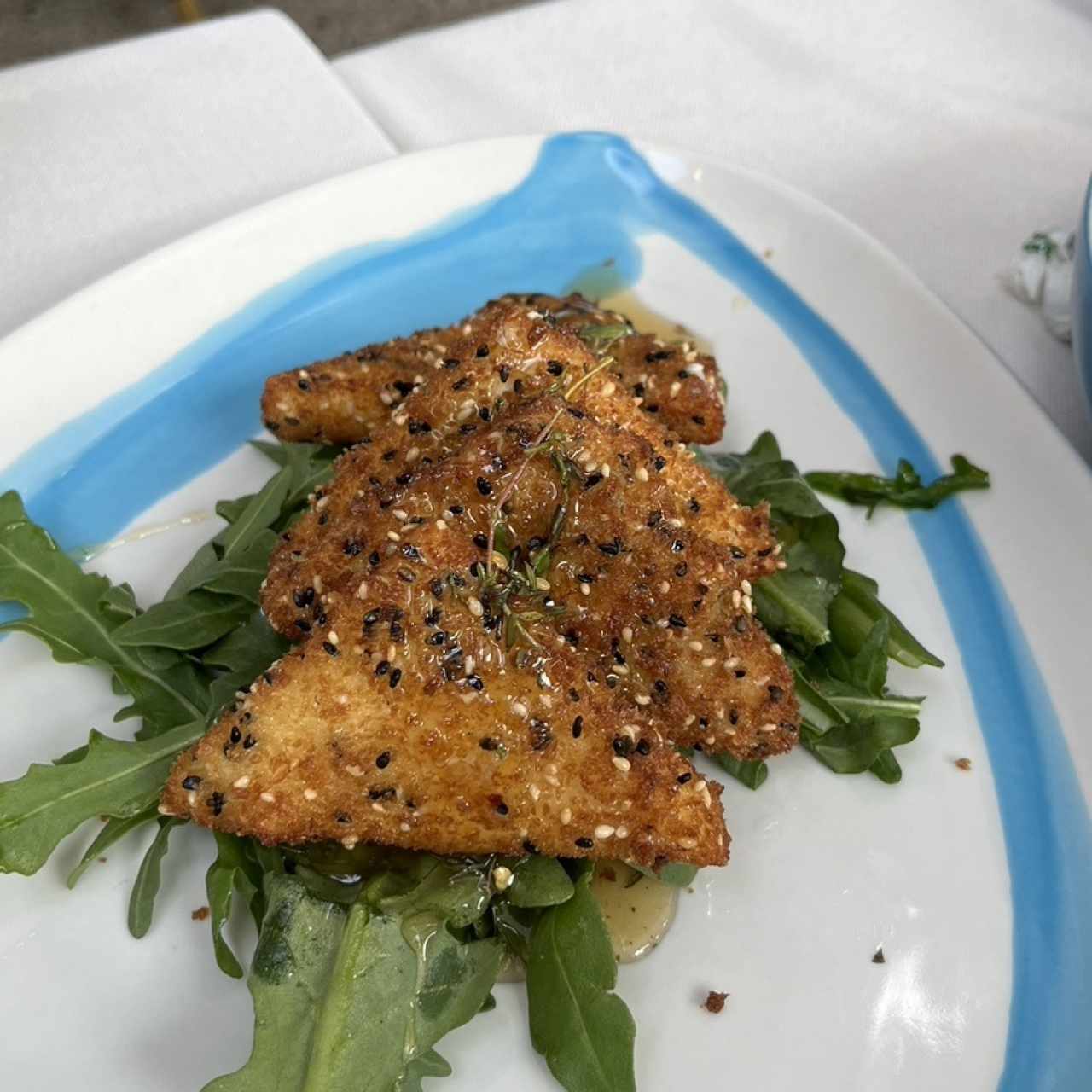 Queso fetta frito 