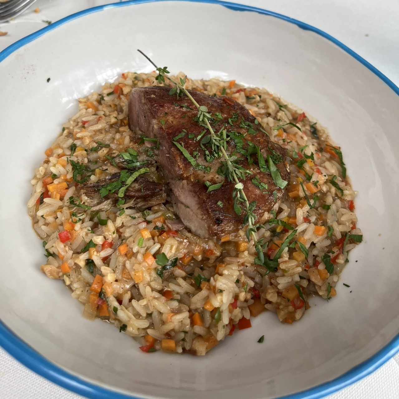 Arroz con cordero