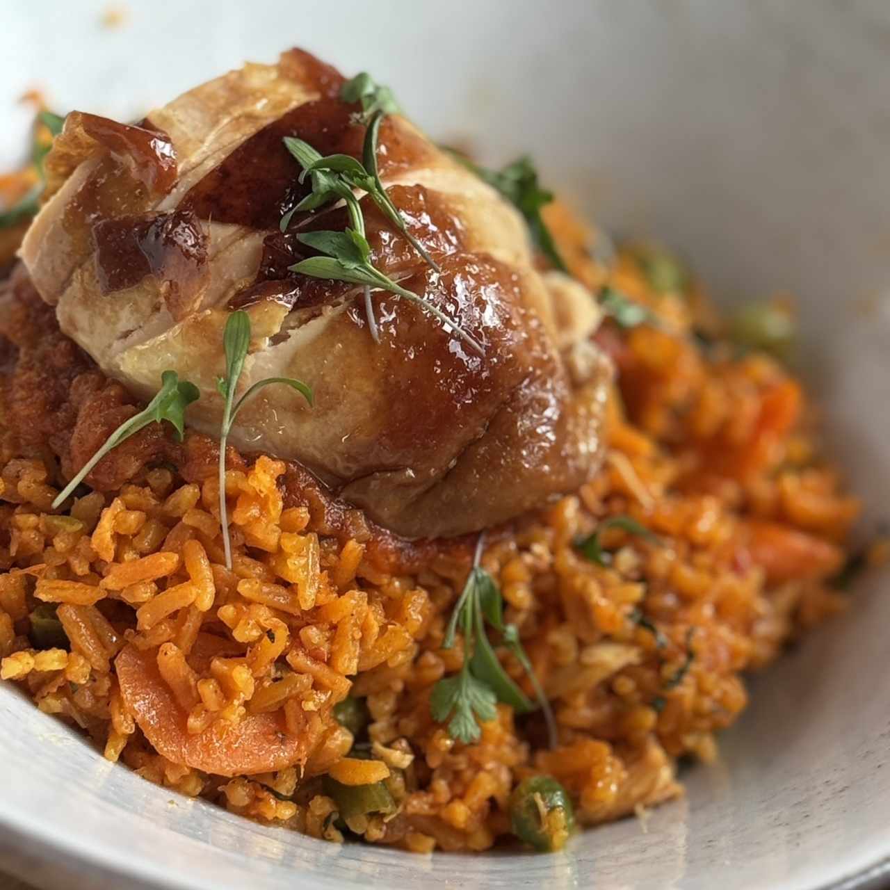 arroz con pollo estilo rausch