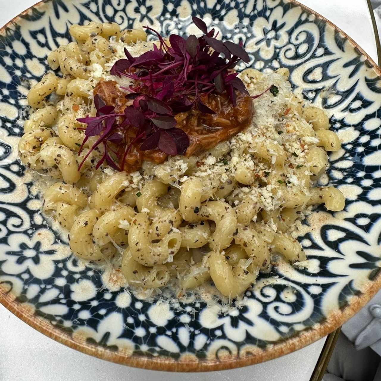 Pasta pulled pork