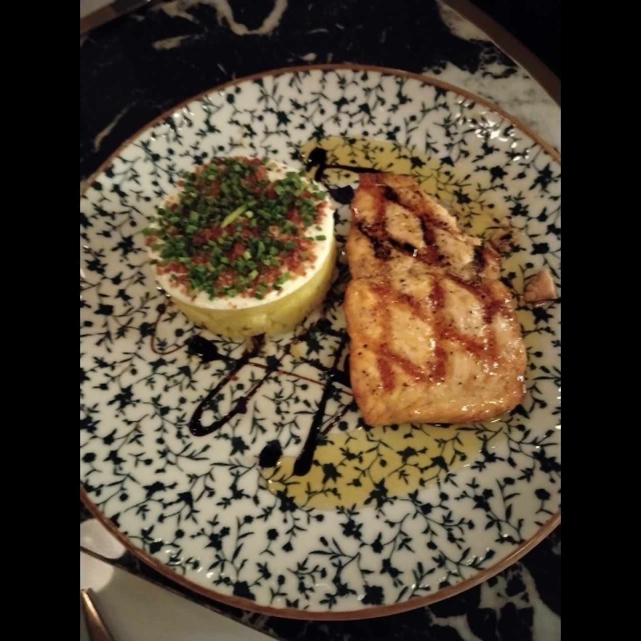 Salmon a la naranja 