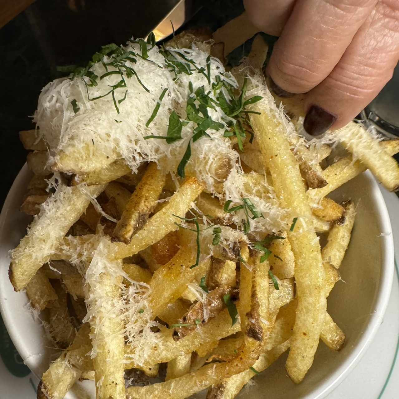 Papas trufadas 