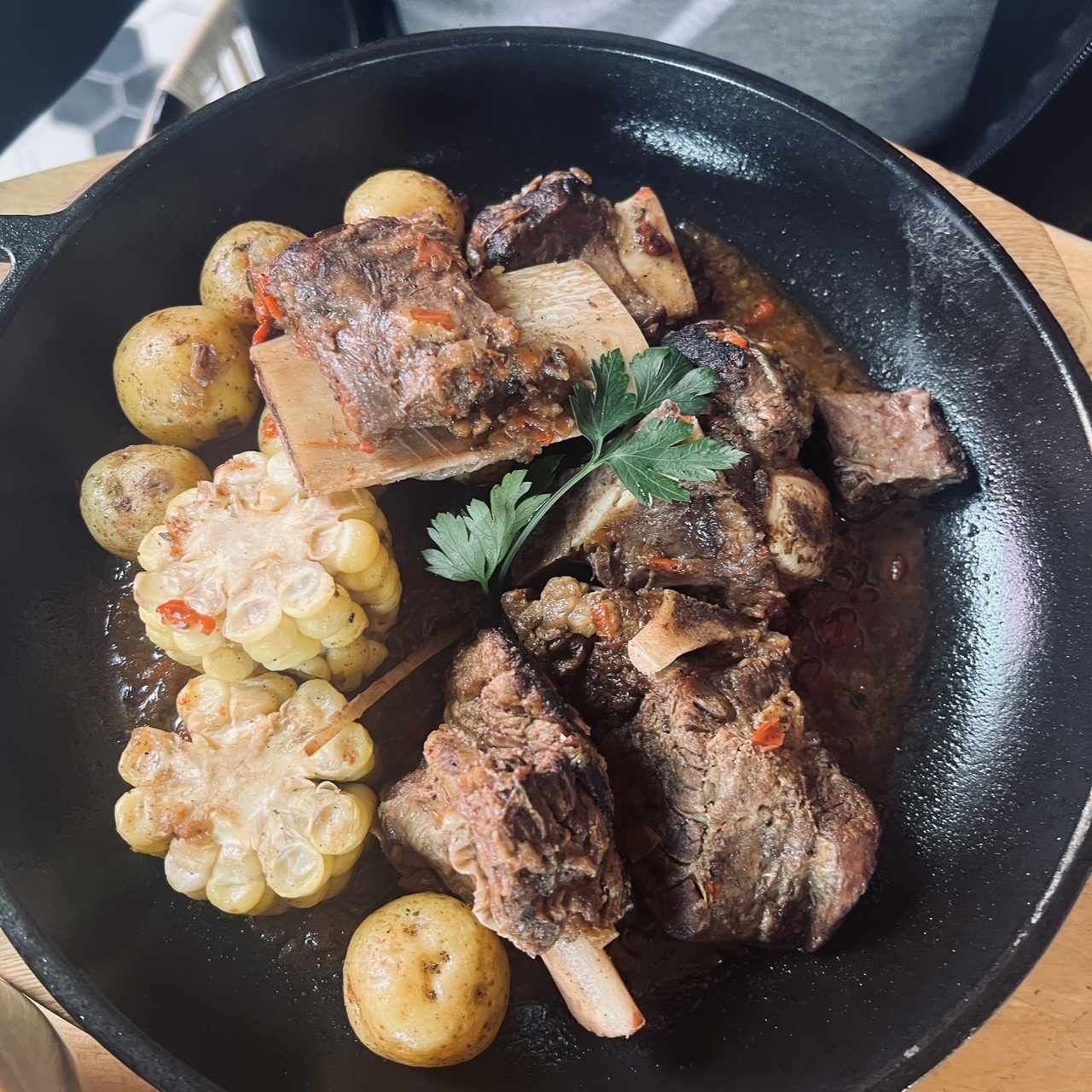 Costilla guisada (sin guiso)