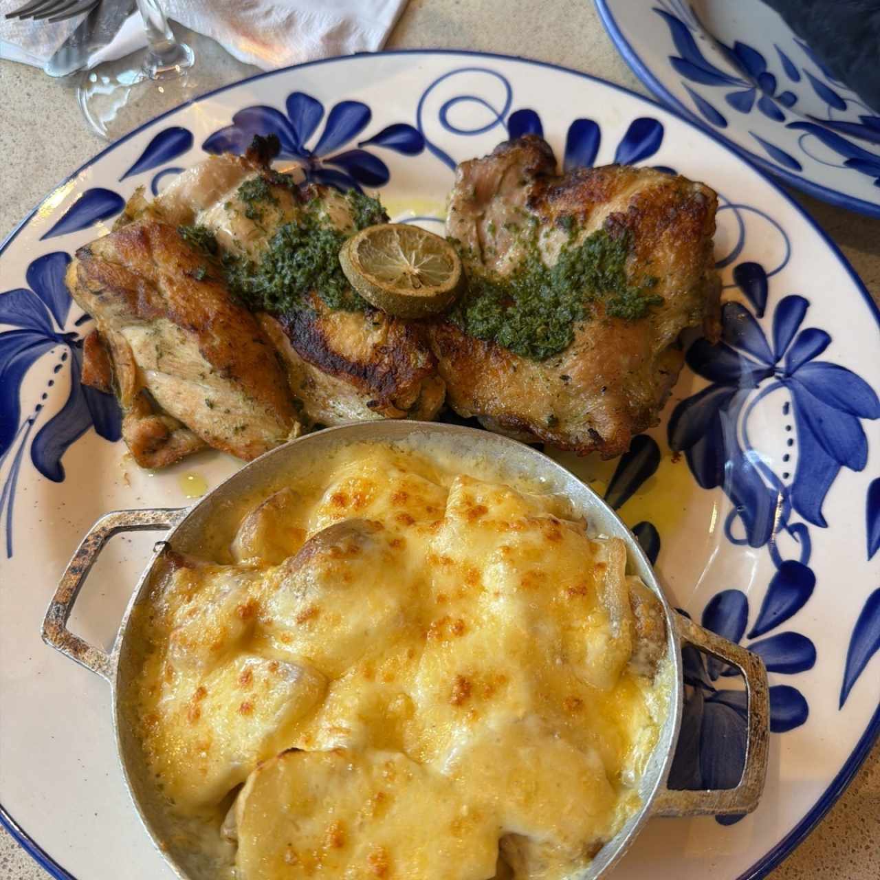 Pollo al chimichurri