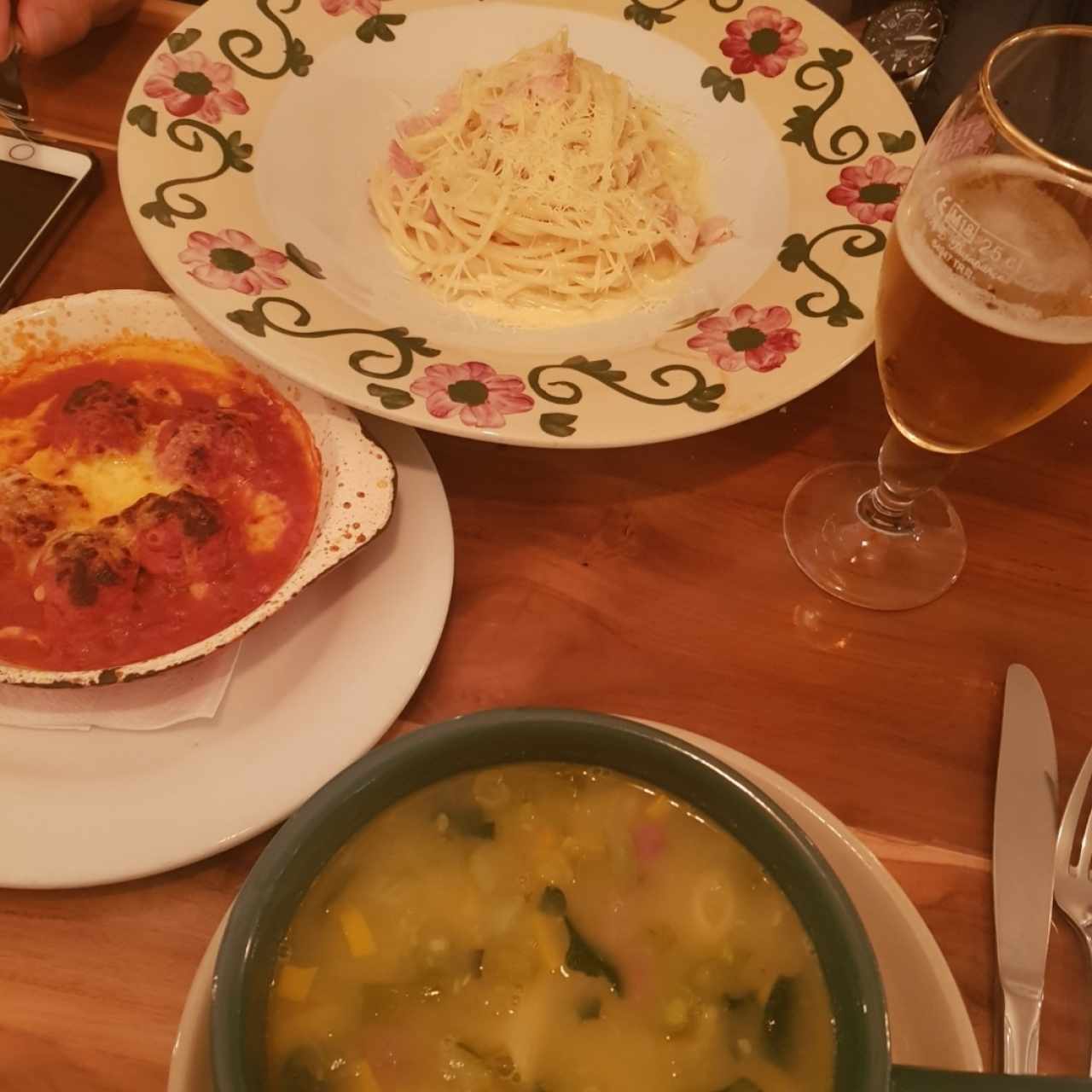 minestrone albóndigas de la nona