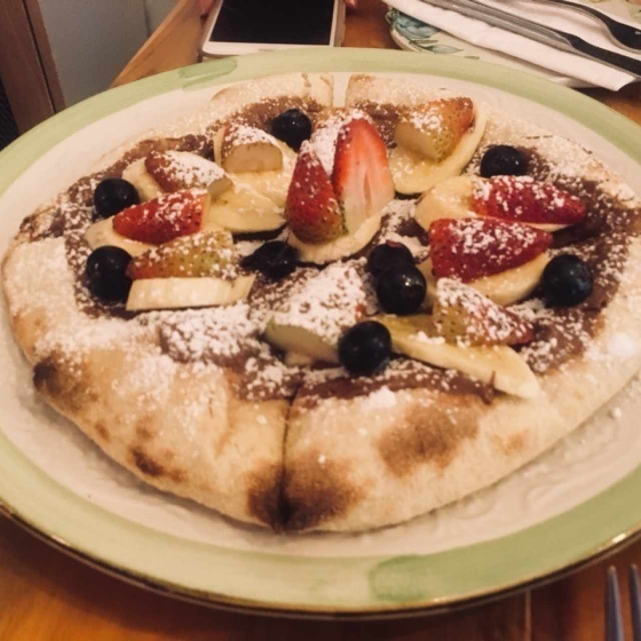 Pizza de Nutella