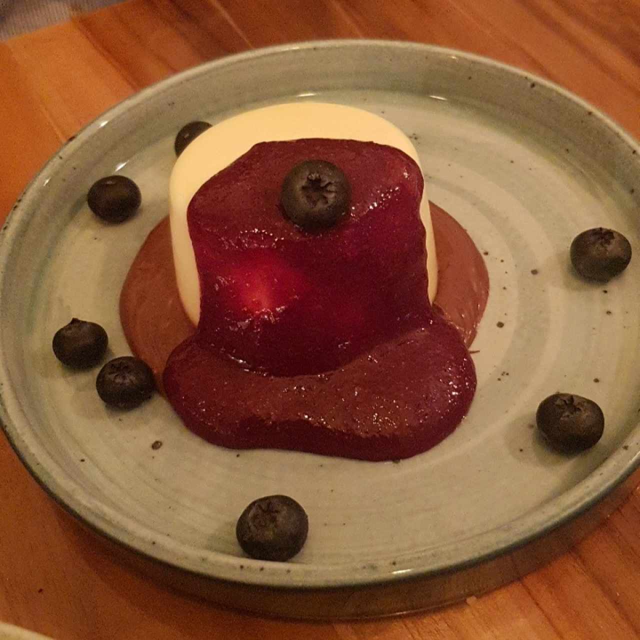 panacota de nutella