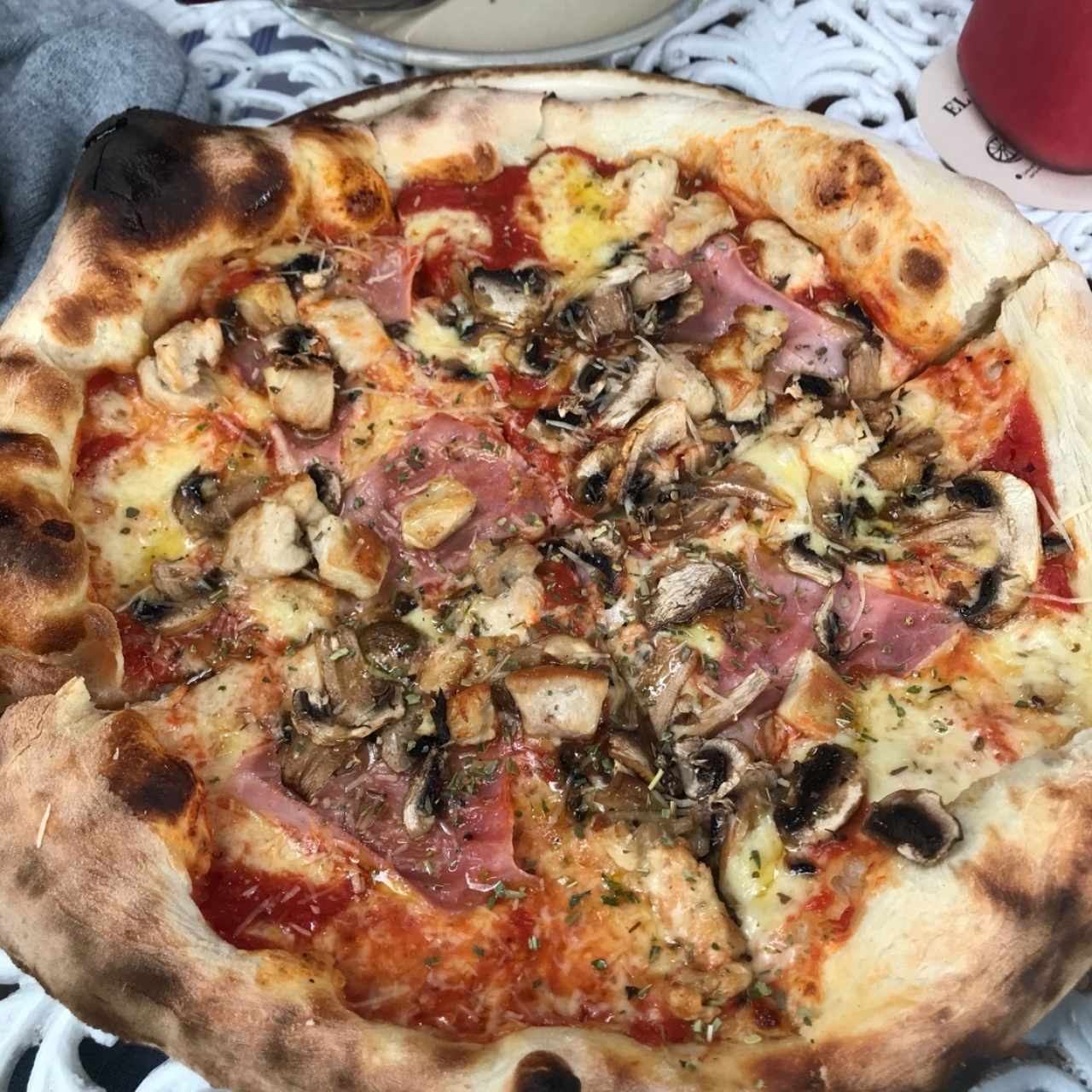 Pizza al Horno de Jamon