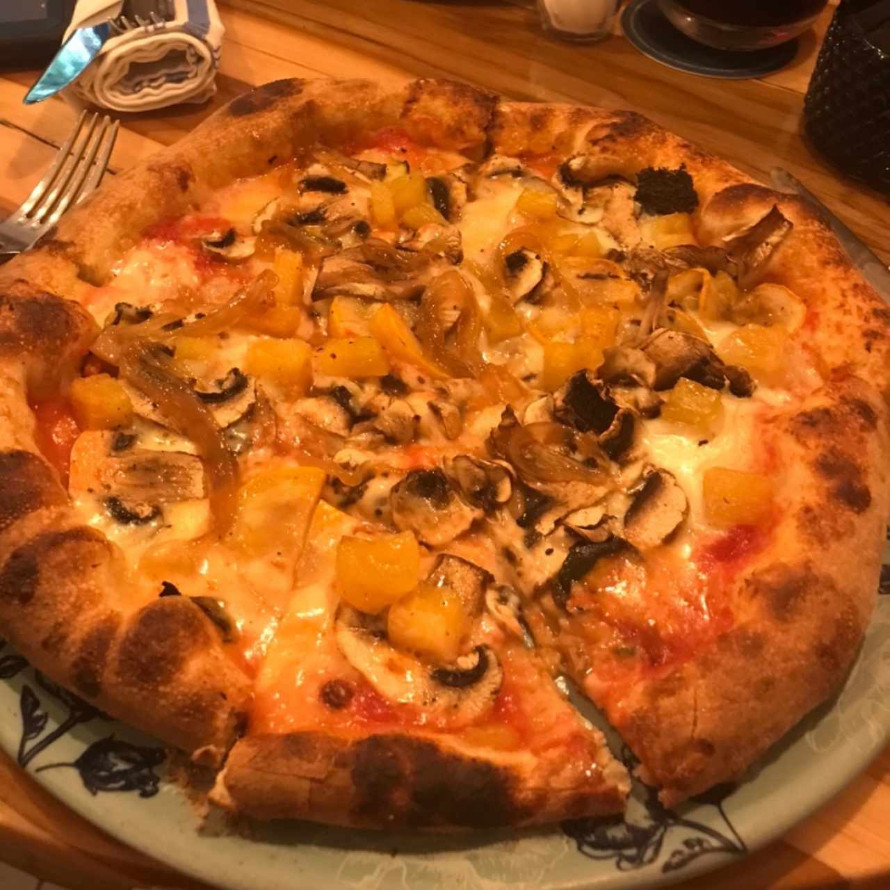 Vegetariana con piña adicional