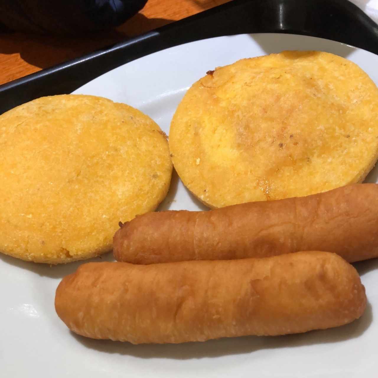 arepa de huevo y deditos