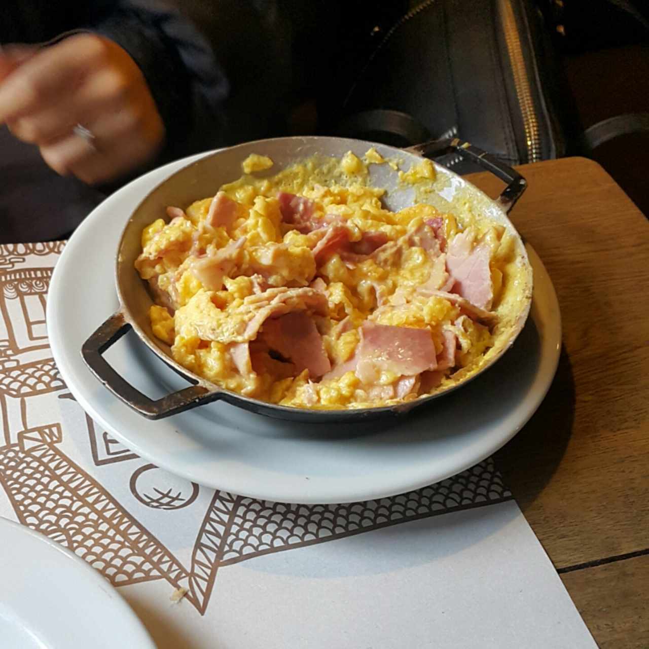 huevos con jamón 