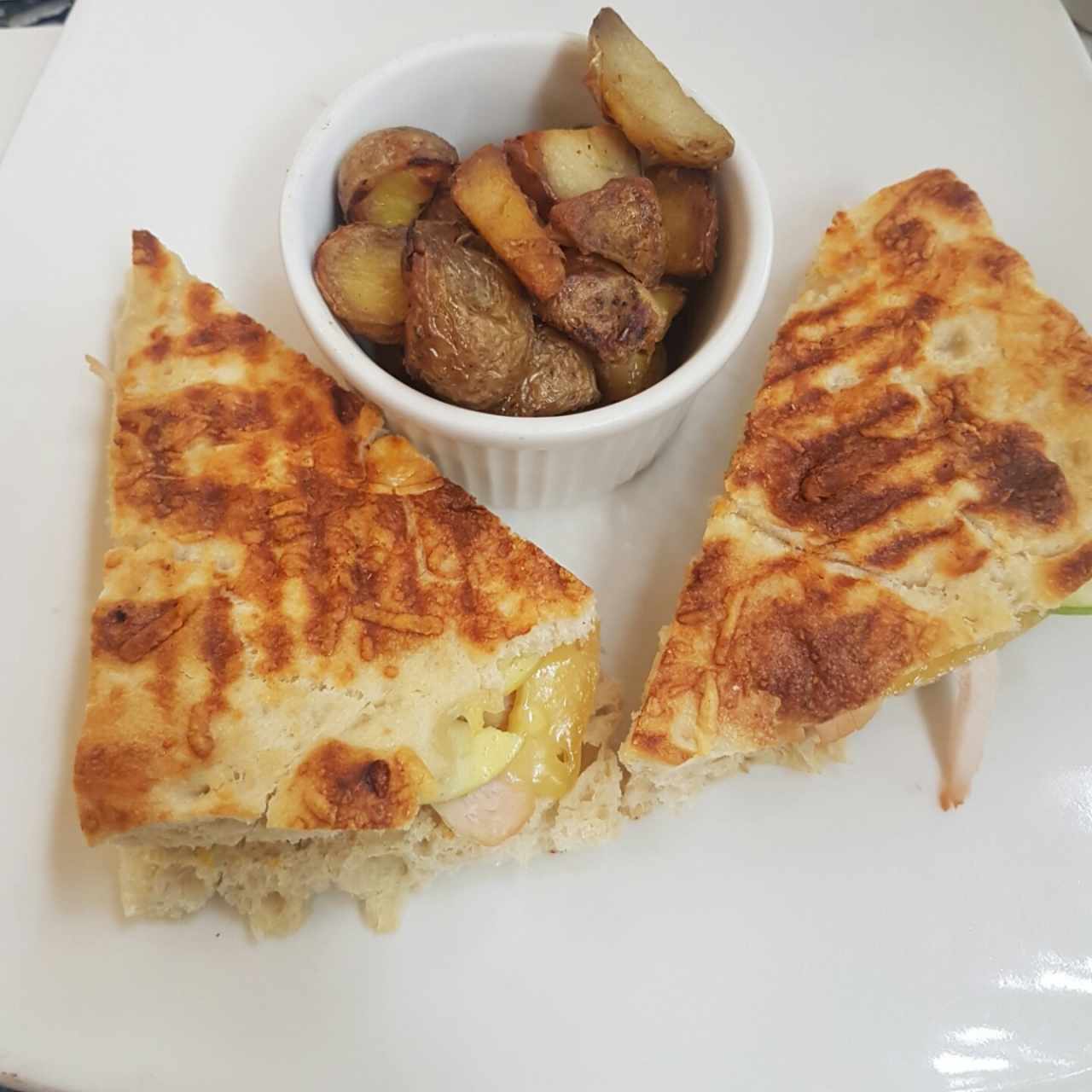 sándwich de pechuga de pavo
