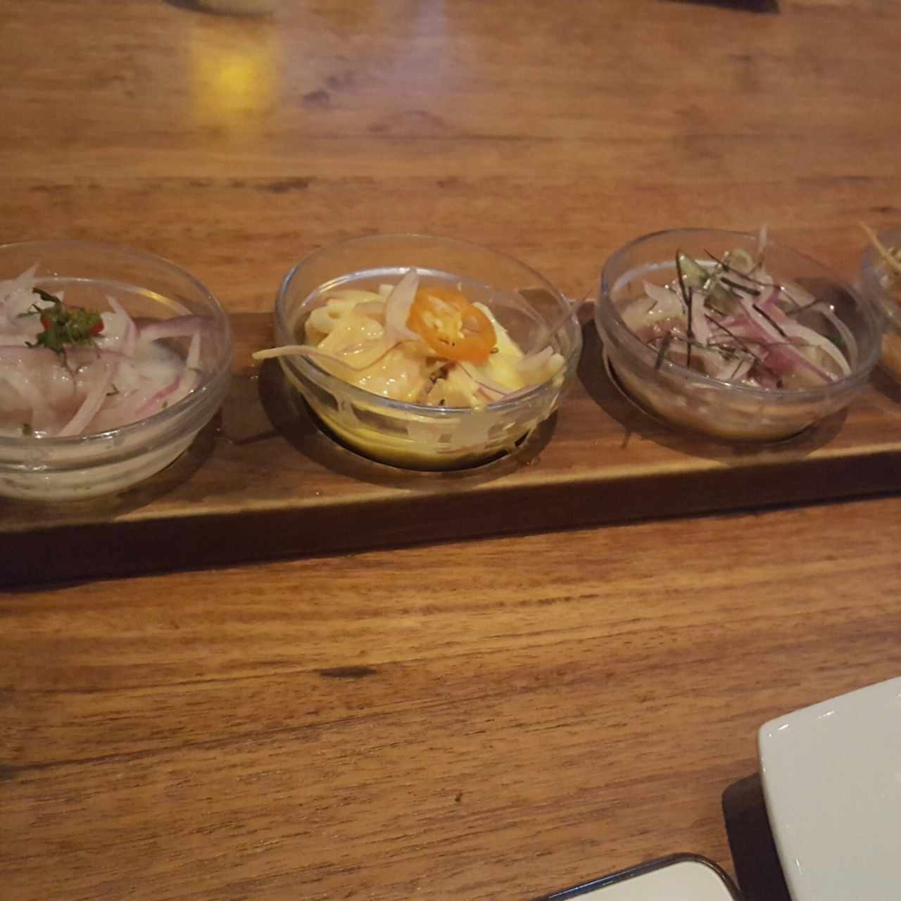 degustación de cebiches