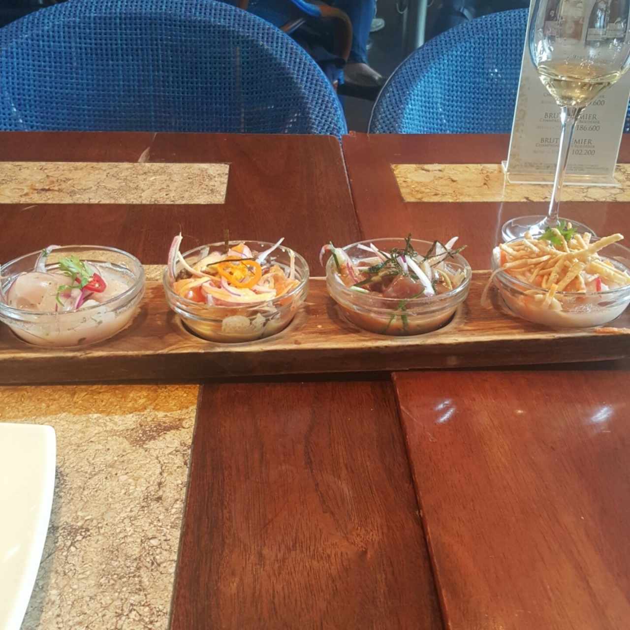 Degustación de cebiche 