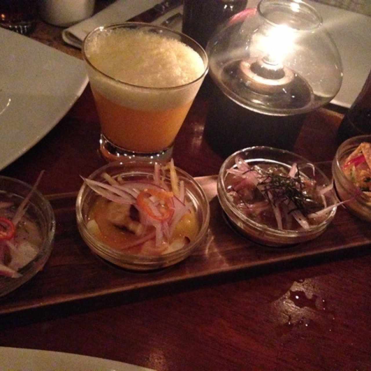 Degustación de cebiches