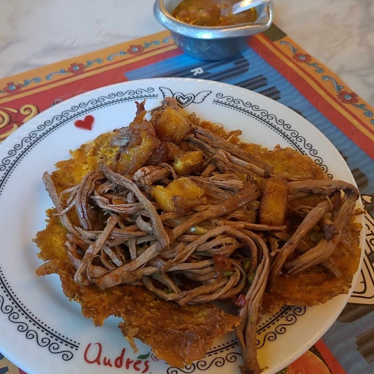 patacon con desmechada