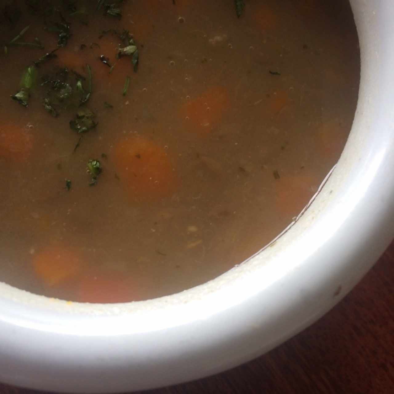 Sopa de lentejas