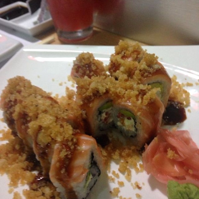 Salmon crunch