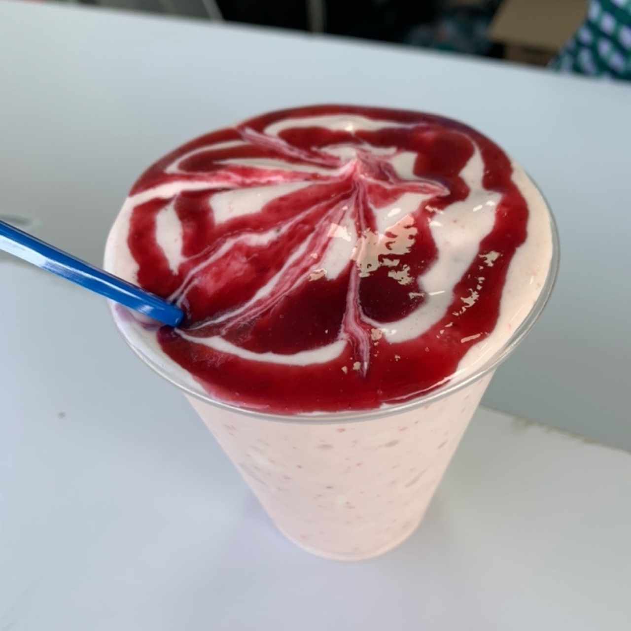malteada de fresa