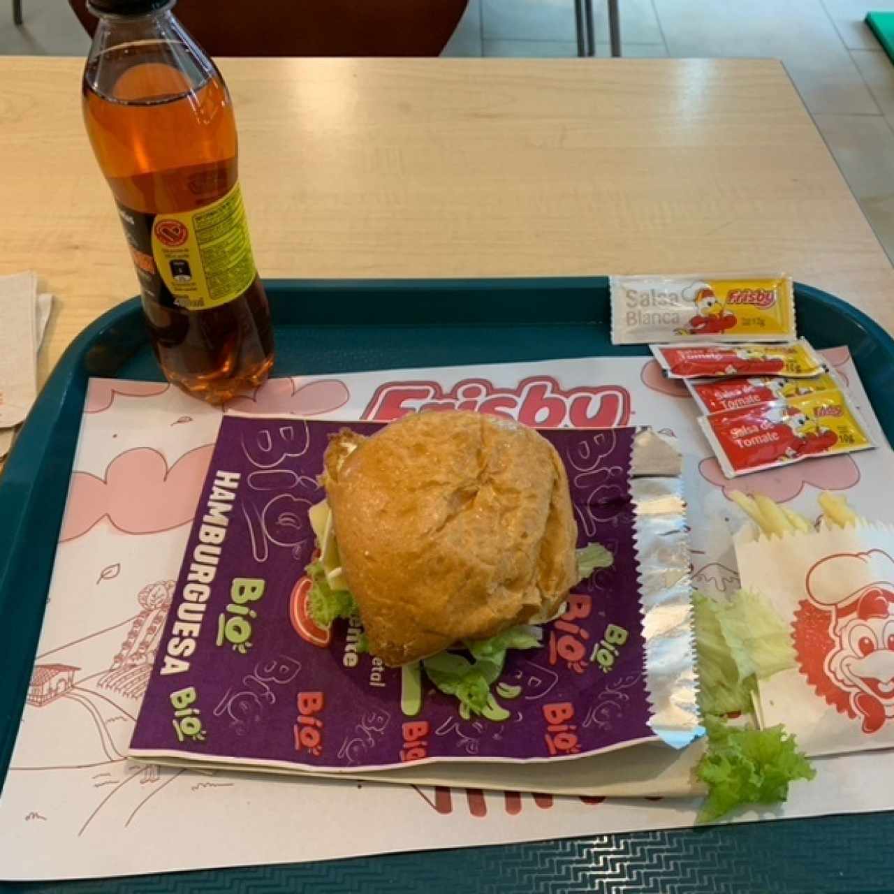 Combo hamburguesa vegetal