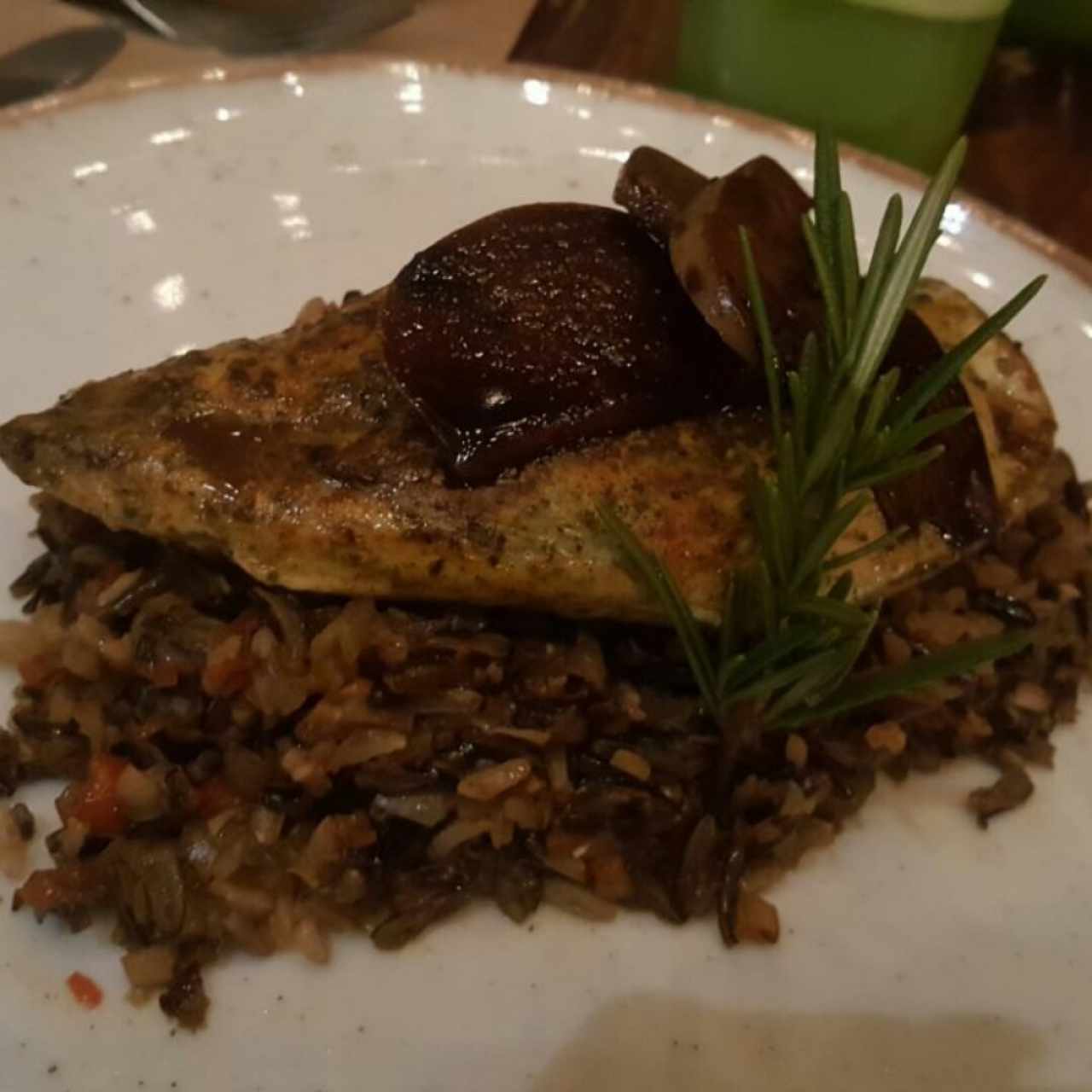filete de pollo con arroz