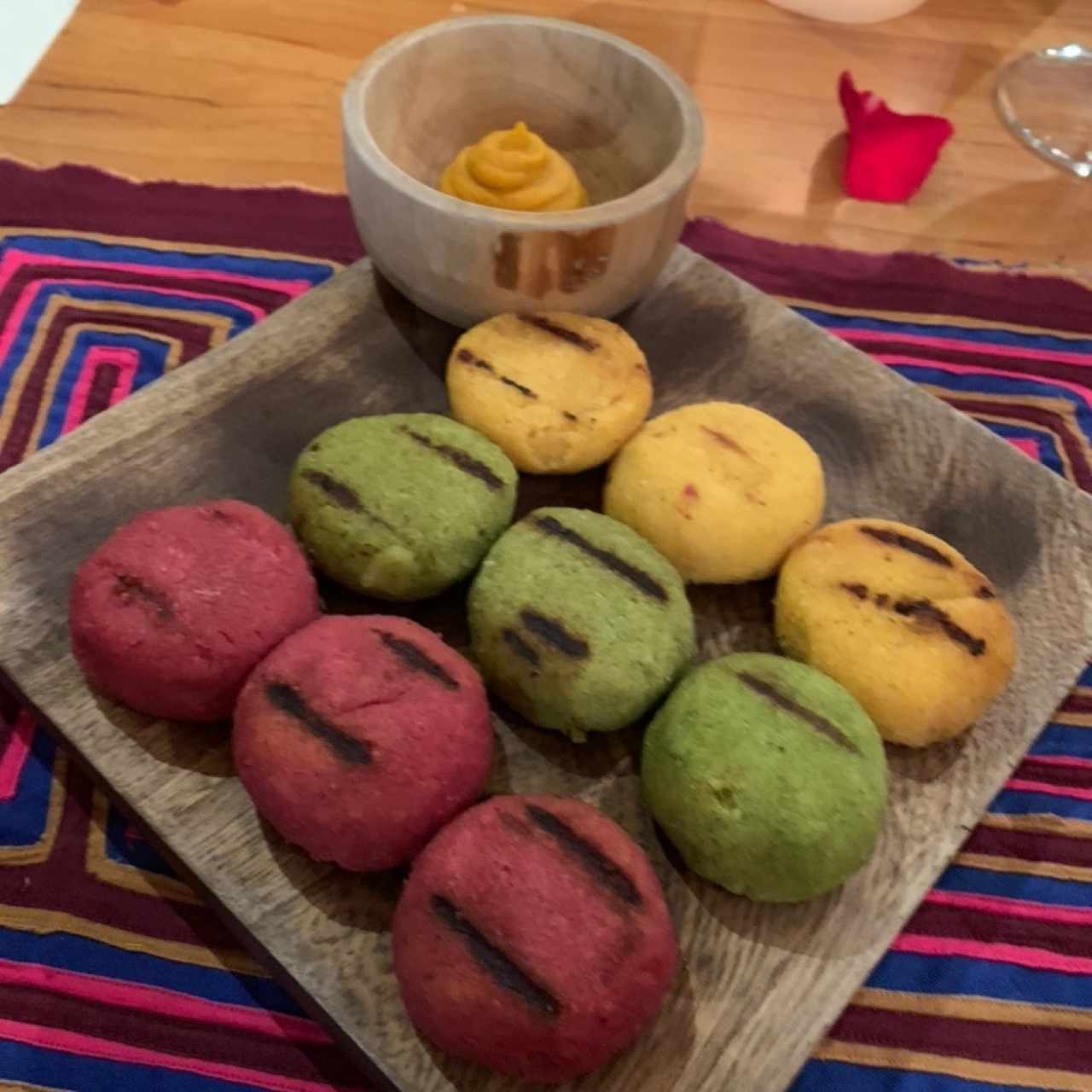 Arepas de colores 