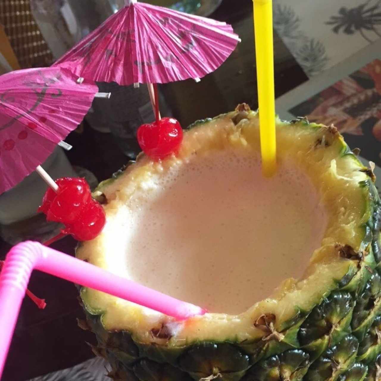 Piña colada. Eso sí estaba delicioso!!