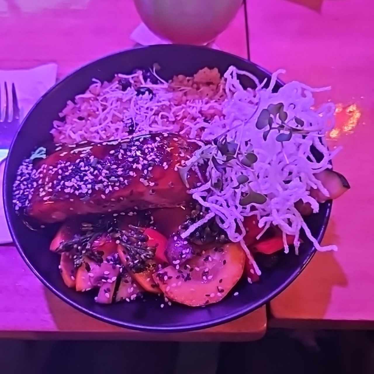 salmon teriyaki