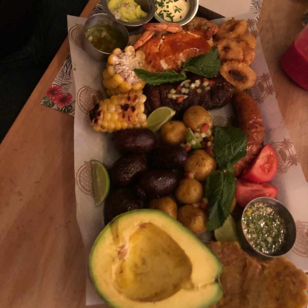 bandeja Mar y Tierra