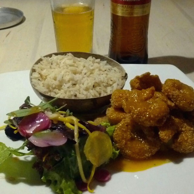 Camarones apanados