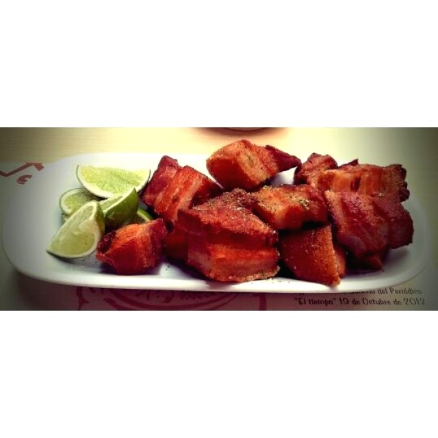 Chicharrones carnudos 