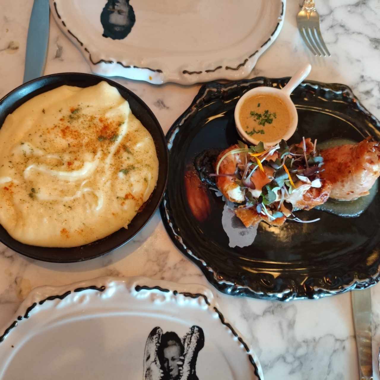 Puré trufado - Pollo
