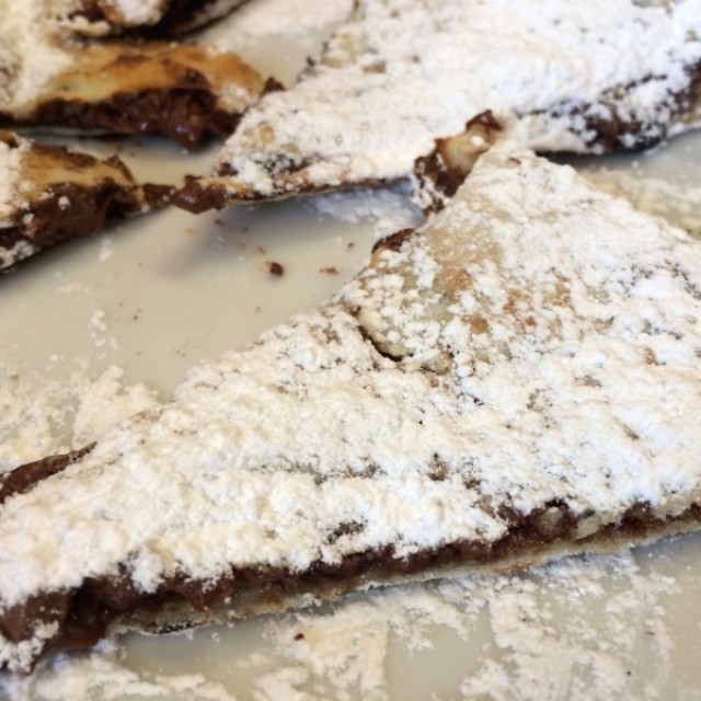 Pizza de Nutella
