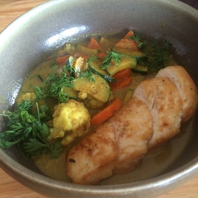 Pollo al curry 