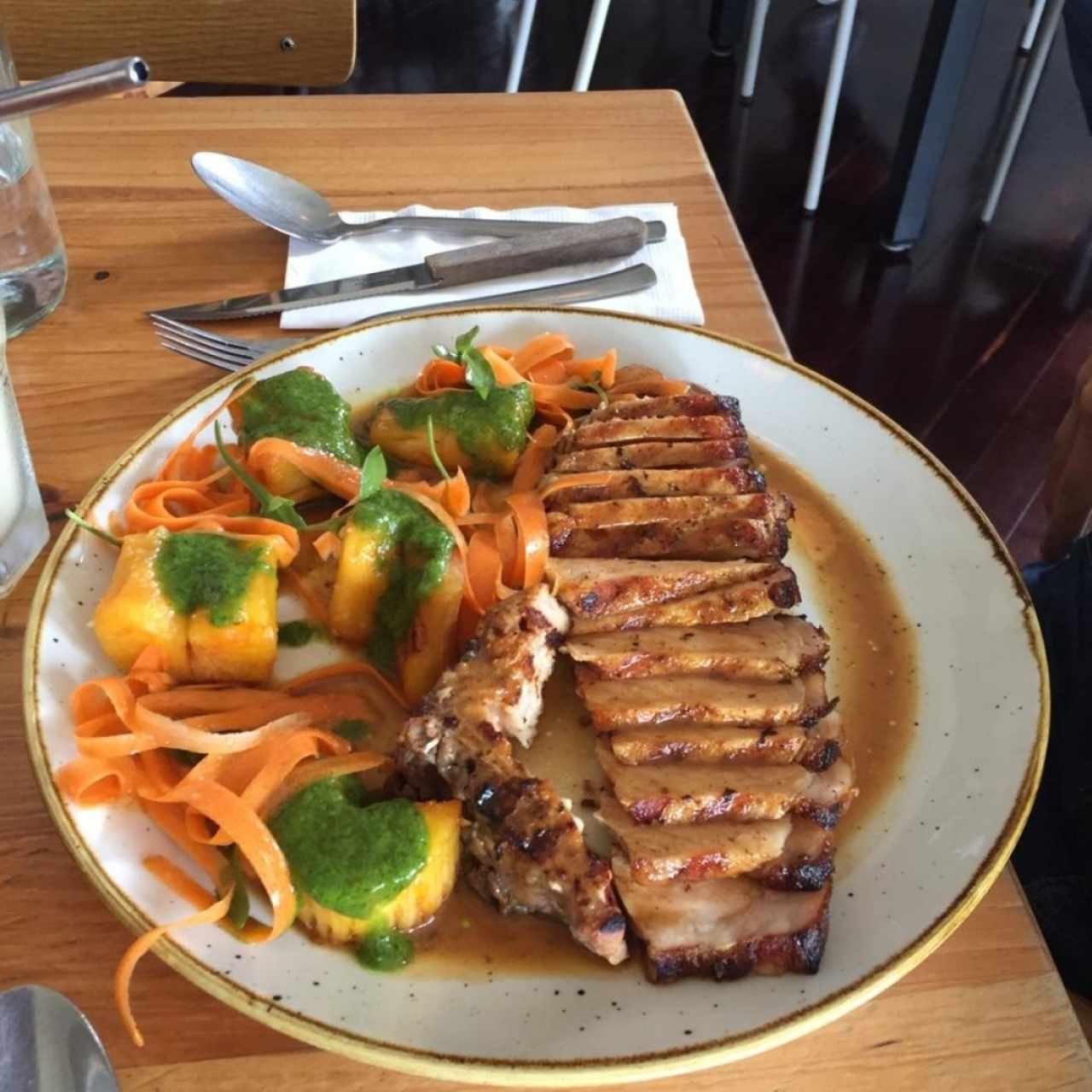 chuletón de cerdo