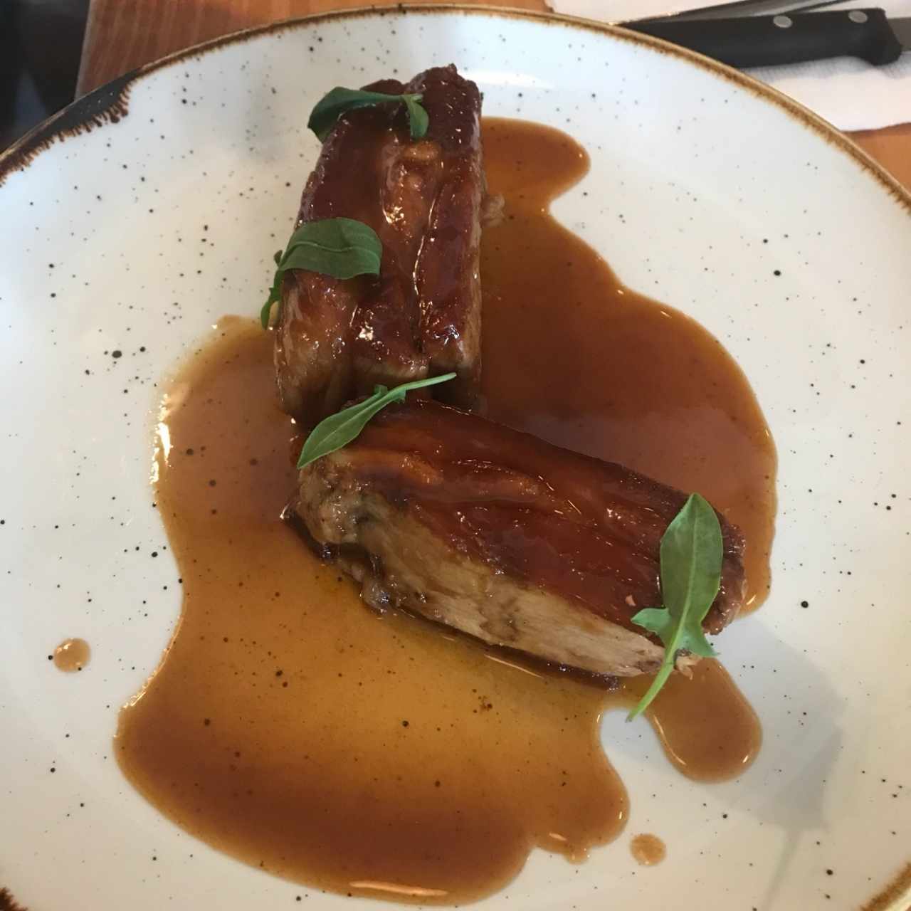 costillas barbecue