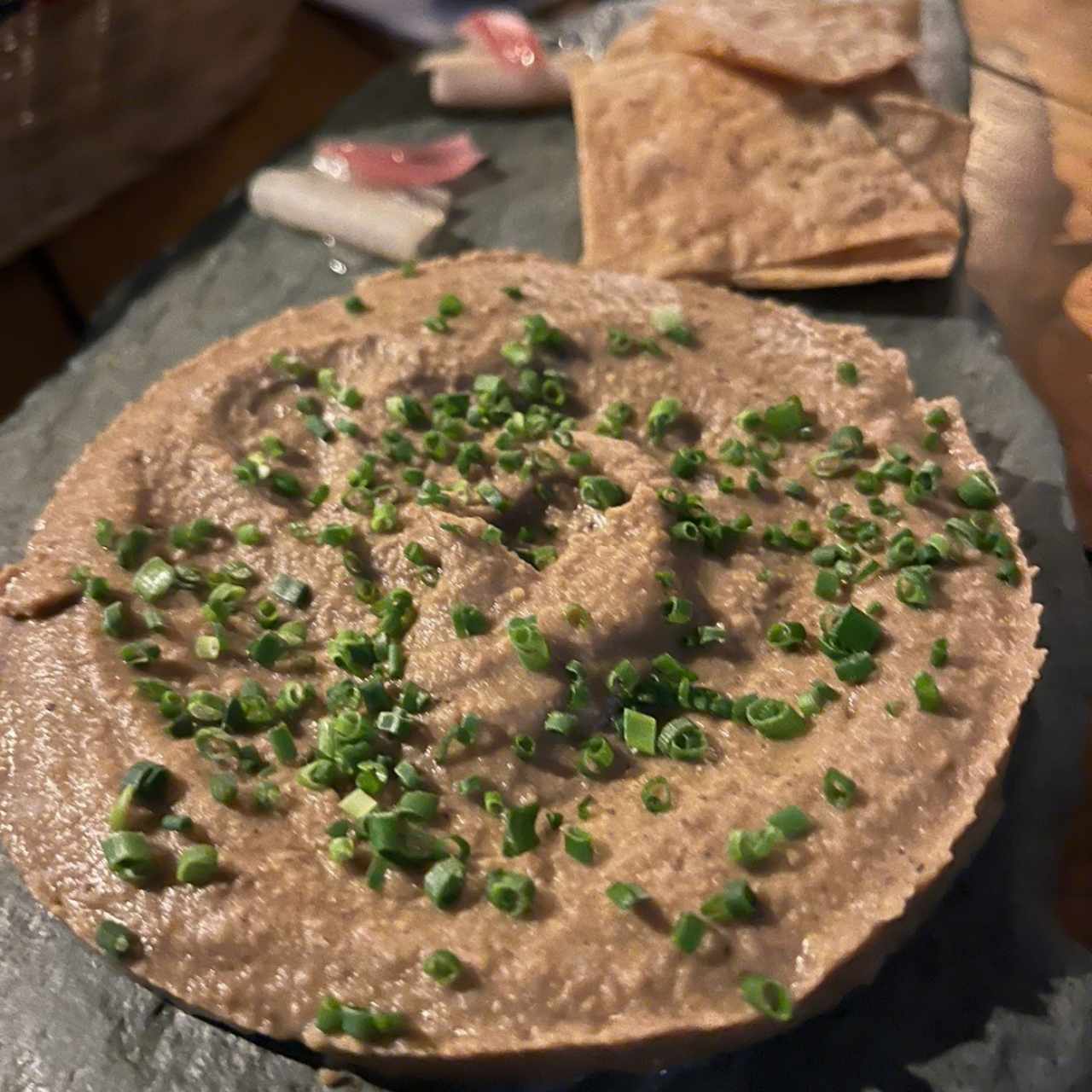 Hummus de frijol (entrada)