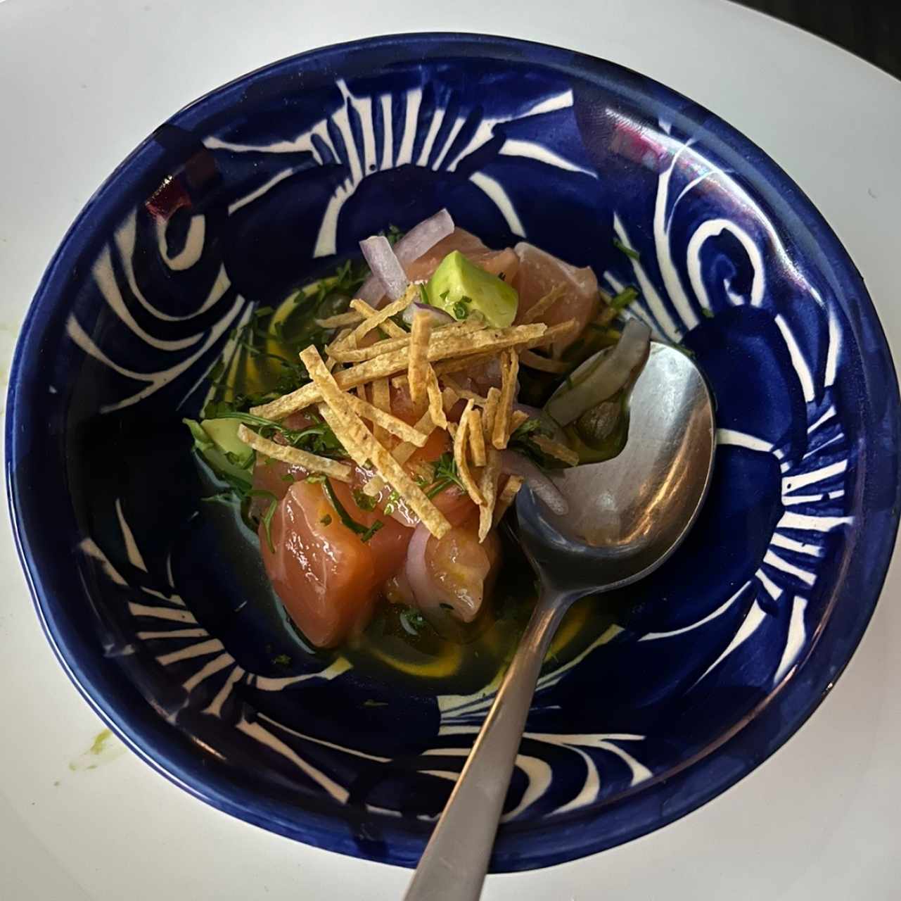 Ceviche de salmón 