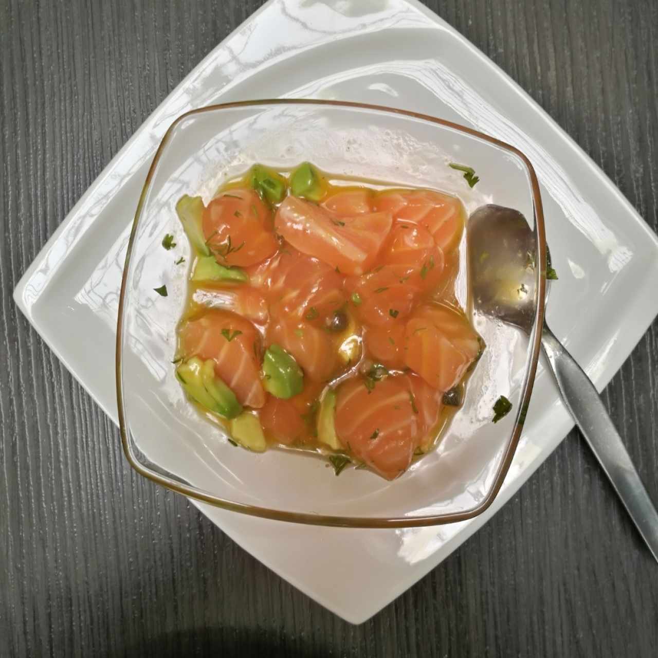 Ceviche de salmón