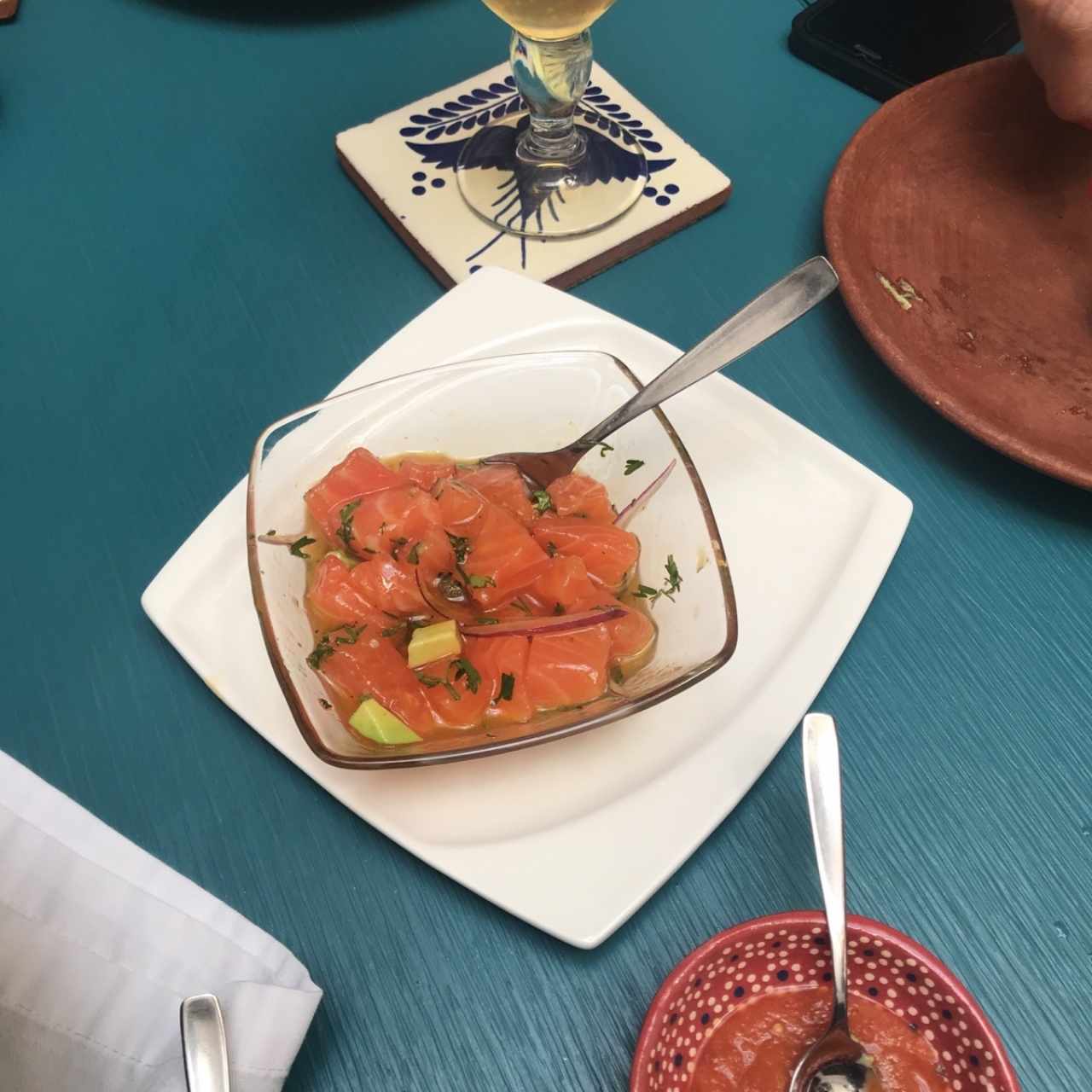 Ceviche de salmon