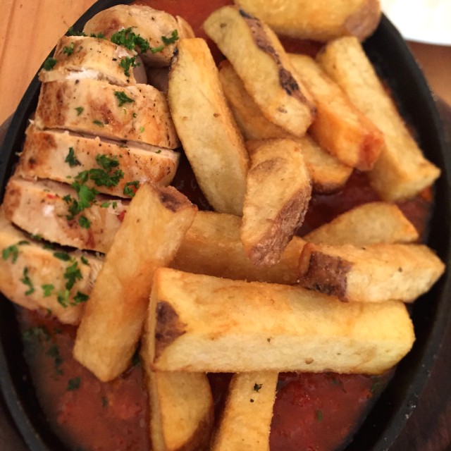 Pollo relleno de tomate!!!